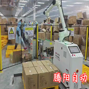 箱裝食品協作碼垛機器人改變傳統碼垛